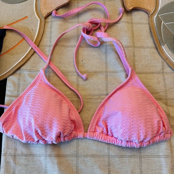 Stoney Clover Lane Pink Bikini Top - Picture 1 of 4